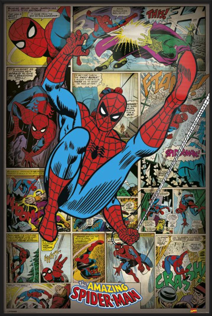 スパイダーマン　フェルトポスター スパイダーマン フェルトポスター